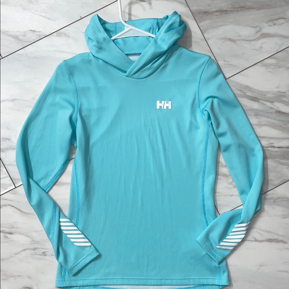 Helly Hansen long sleeve hooded shirt ladies small